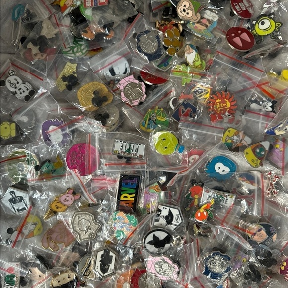 Disney Accessories - Disney Mystery Pin Lot – 30 Unique Pins, No Duplicates!